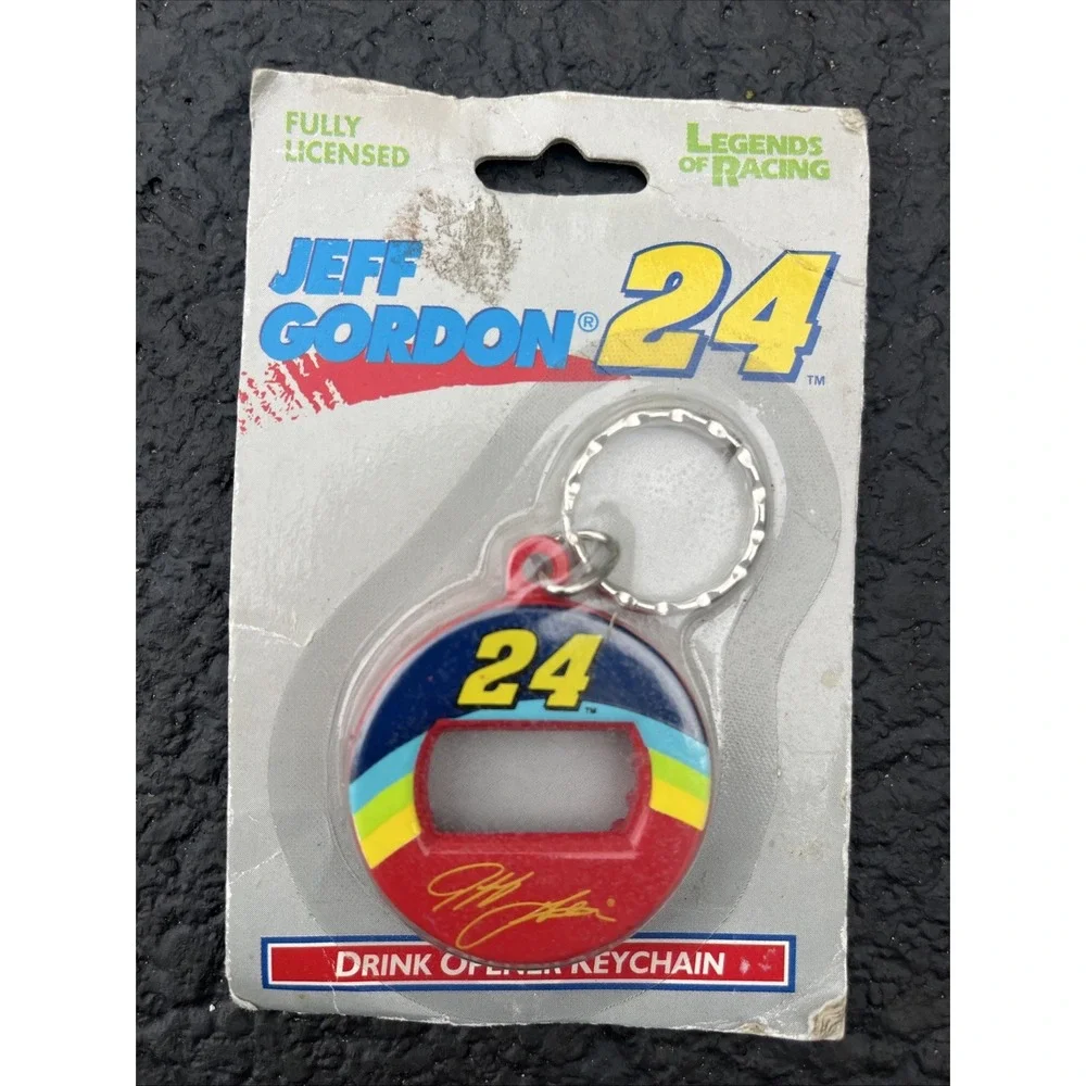 Jeff Gordon #24 Key Ring‎ Beverage Bottle Opener NASCAR NIB